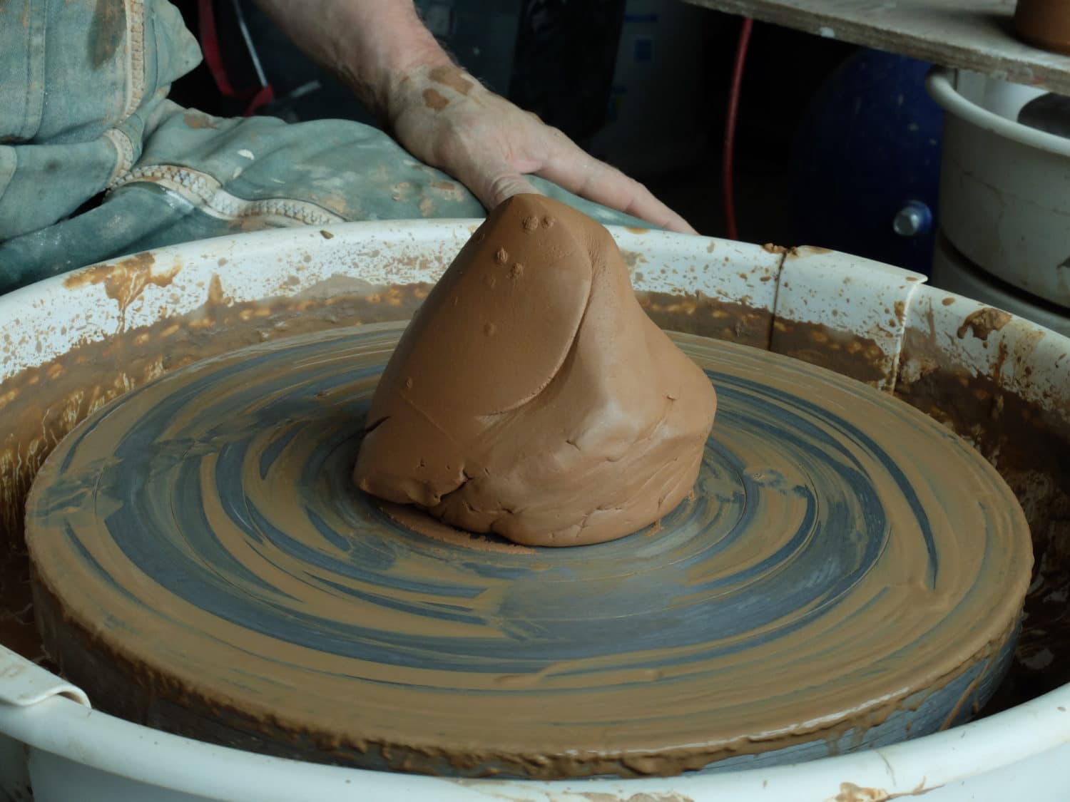 Balle de terre sur la girelle Balle de terre sur la girelle